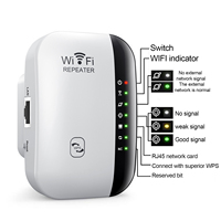 Bezprzewodowy wzmacniacz sygnału Wifi Wi-Fi przedłużacz zasięgu Router Wi Fi wzmacniacz sygnału 300 mb/s wzmacniacz WiFi 2.4G Wi Fi punkt dostępu 6